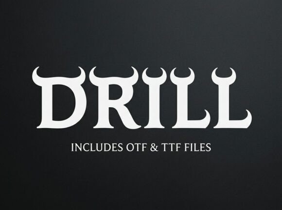 Drill Font - Featured Image