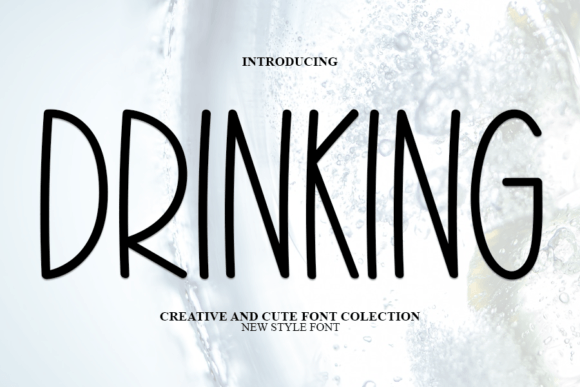 Drinking Font - Featured Image
