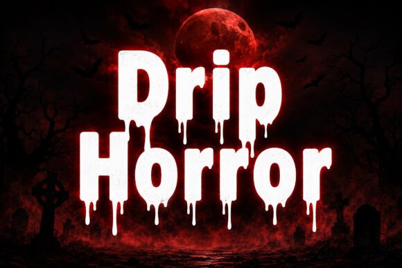 Drip Horror Font - Featured Image