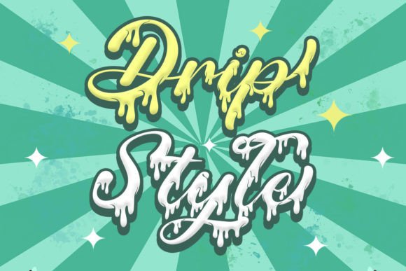 Drip Style Font - Featured Image