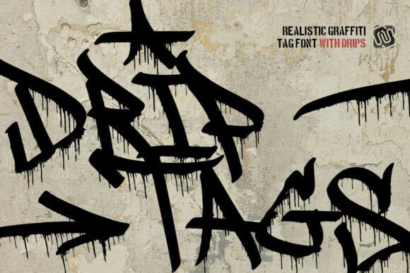 Drip Tags Font - Featured Image