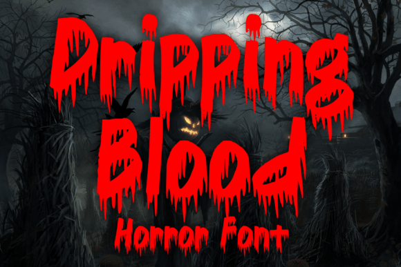 Dripping Blood Font - Featured Image
