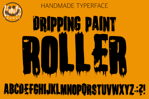 Dripping Paint Roller Font - Featured Image