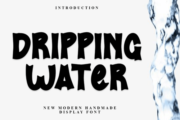 Dripping Water Font - Featured Image