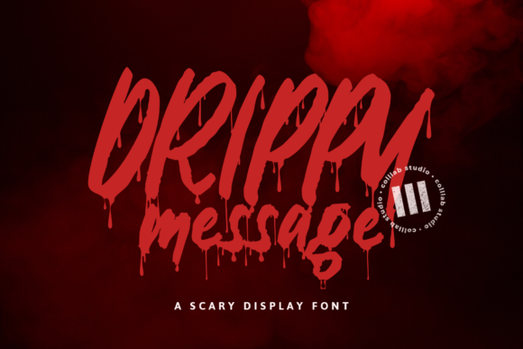 Drippy Message Font - Featured Image