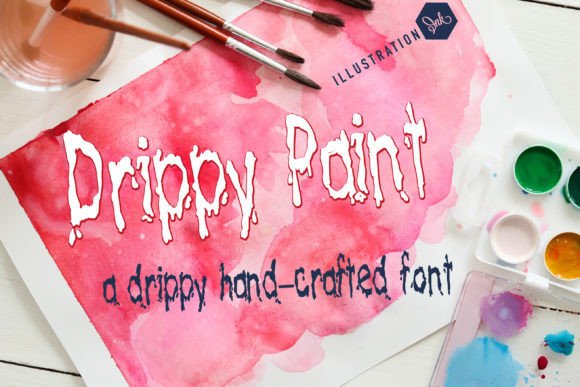 Drippy Paint Font - Featured Image