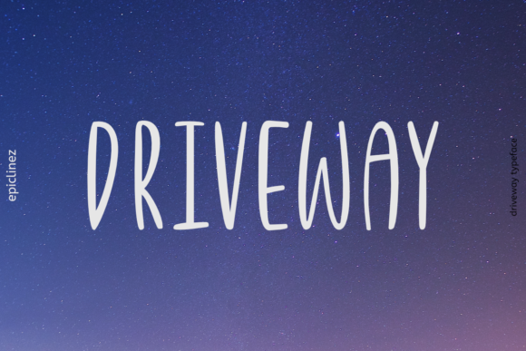 Driveway Font - Featured Image