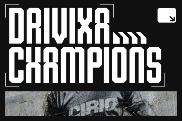 Drivixa Champions Font - Featured Image