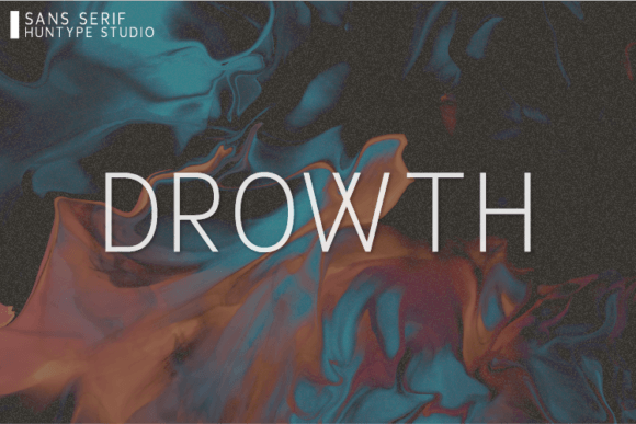 Drowth Font - Featured Image