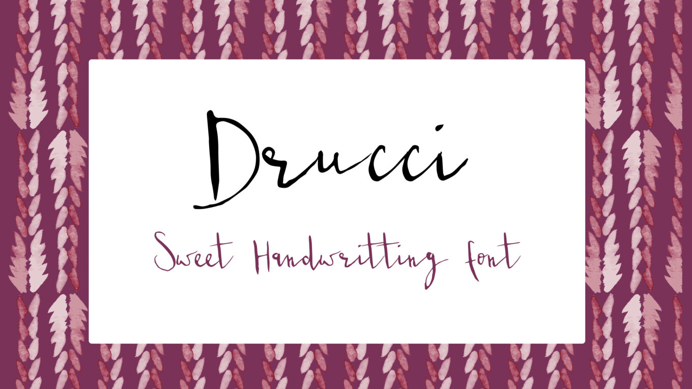 Drucci Font - Featured Image