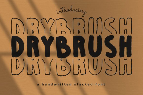 Drybrush Font - Featured Image