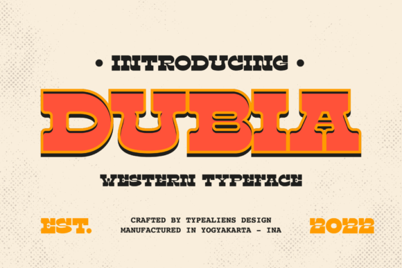 Dubia Font - Featured Image