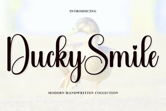 Ducky Smile Font - Featured Image