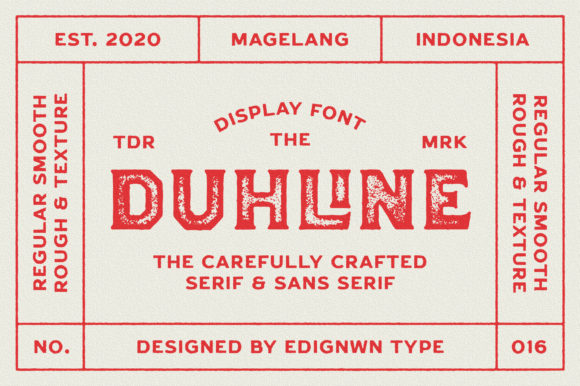 Duhline Font - Featured Image