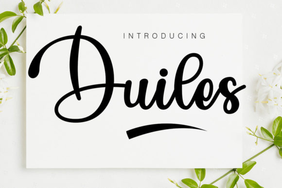 Duiles Font - Featured Image