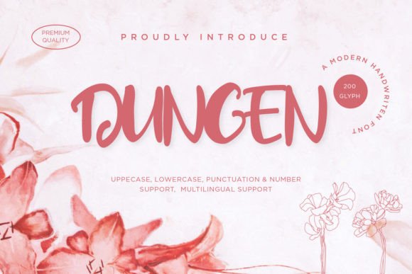 Dungen Font - Featured Image