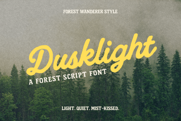 Dusklight Font - Featured Image
