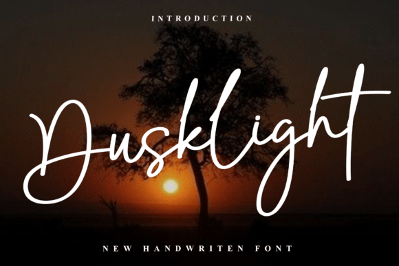 Dusklight Font - Featured Image