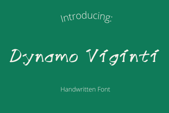 Dyname Viginti Font - Featured Image