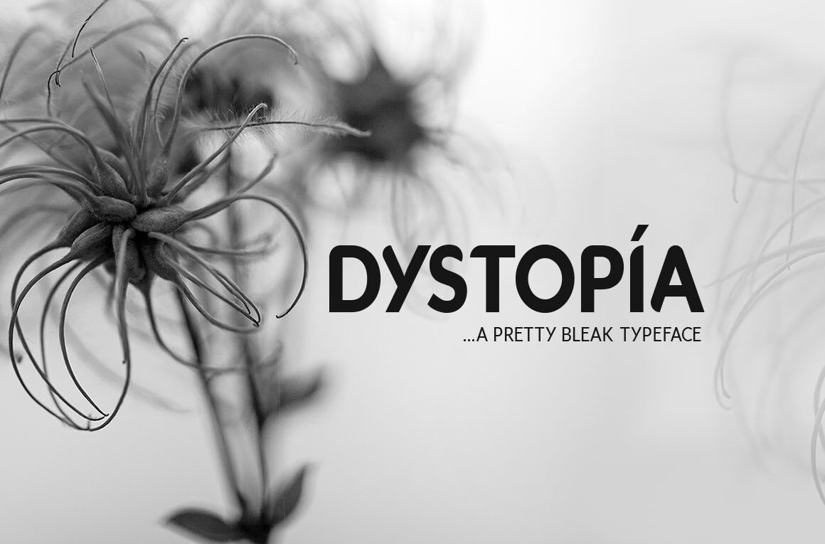 Dystopia Typeface Font - Featured Image