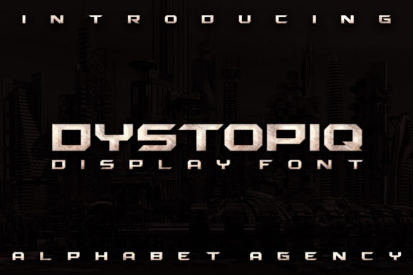 Dystopiq Font - Featured Image