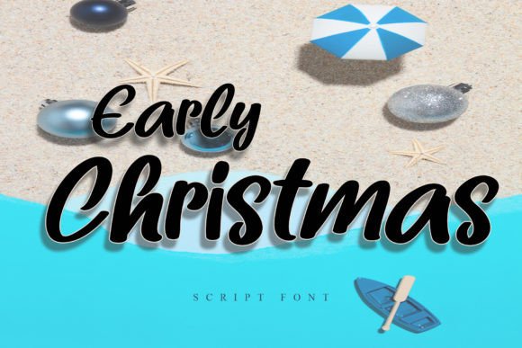 Early Christmas Font - Featured Image