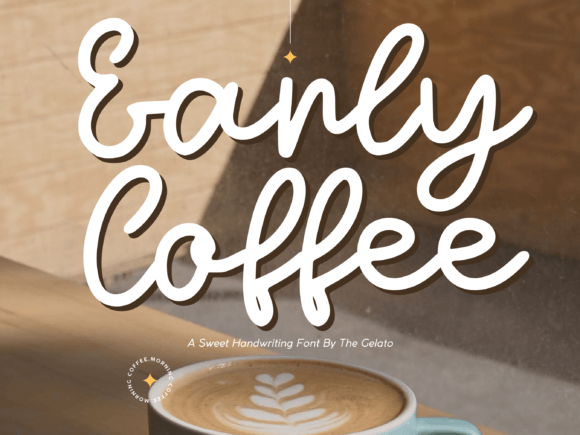 Early Coffee Font - Featured Image