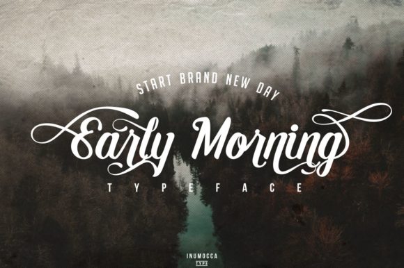 Early Morning Font - Featured Image