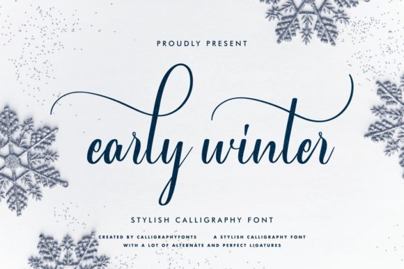 Early Winter Font - Featured Image