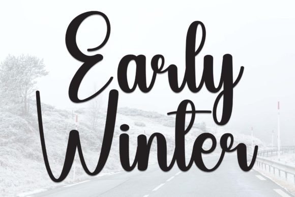 Early Winter Font - Featured Image