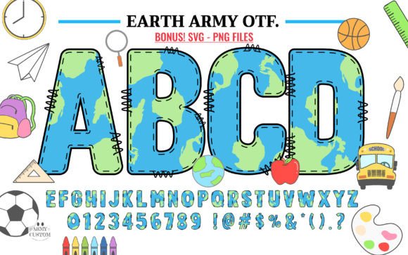 Earth Army Font - Featured Image