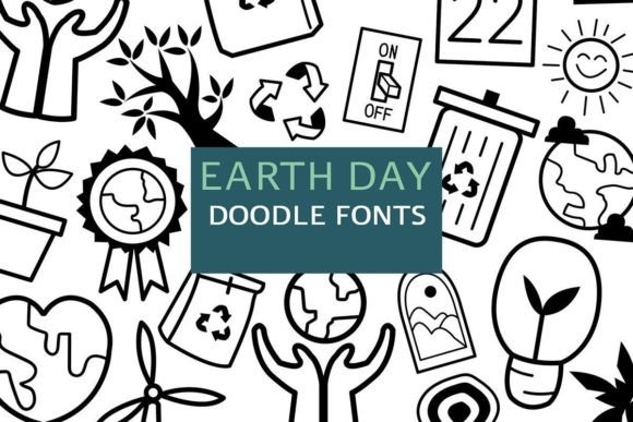 Earth Day Doodle Font - Featured Image