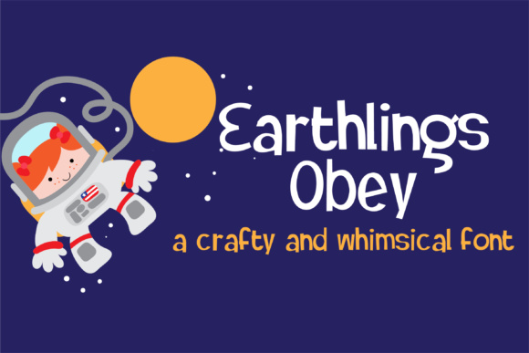 Earthlings Obey Font - Featured Image