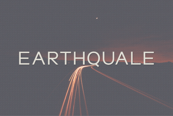 Earthquale Font - Featured Image