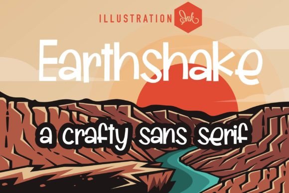 Earthshake Font - Featured Image