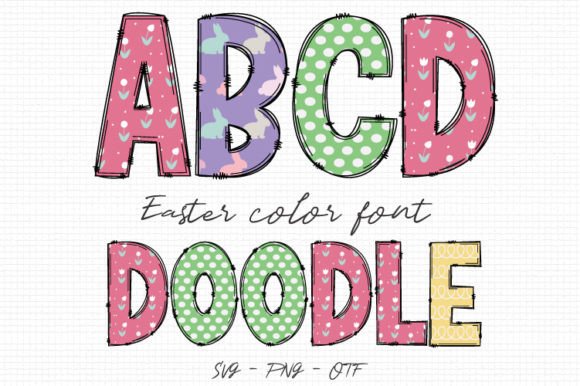 Easter Alpha Font - Featured Image