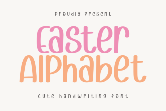 Easter Alphabet Font - Featured Image