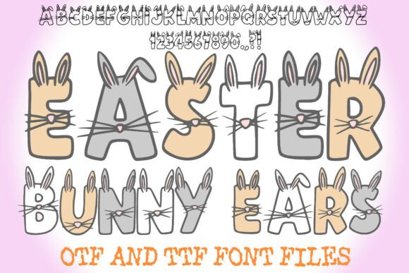 Easter Bunny Ears Font - Featured Image