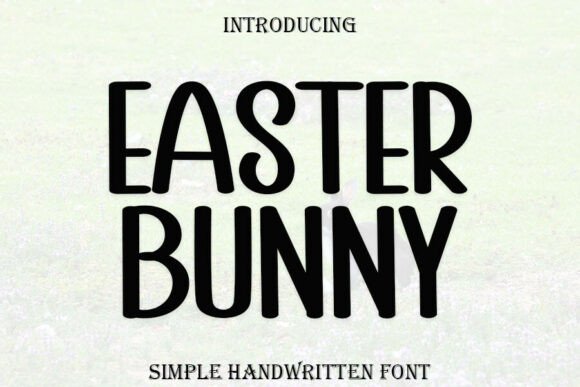 Easter Bunny Font - Featured Image