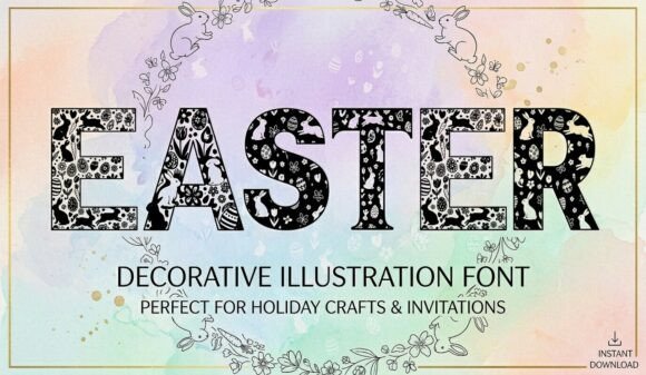 Easter Bunny Font - Featured Image
