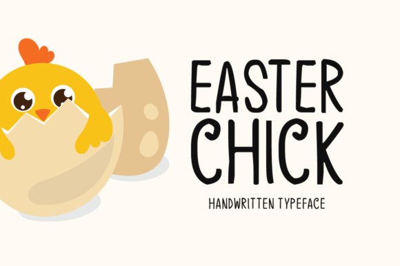 Easter Chick Font - Featured Image