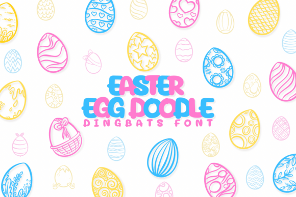 Easter Egg Doodle Font - Featured Image