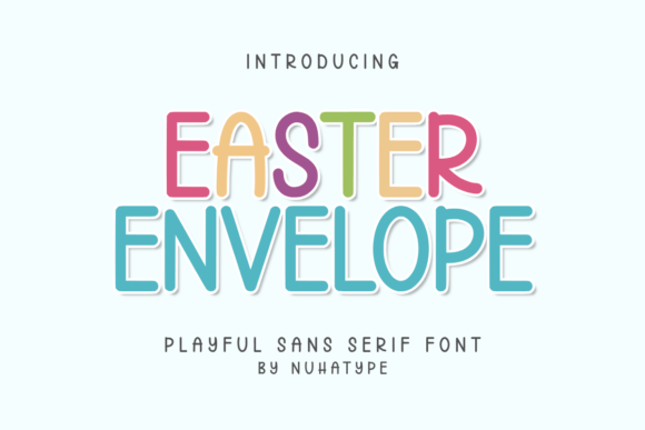 Easter Envelope Font - Featured Image