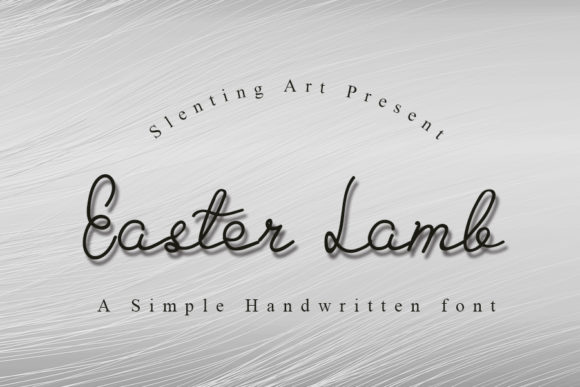 Easter Lamb Font - Featured Image