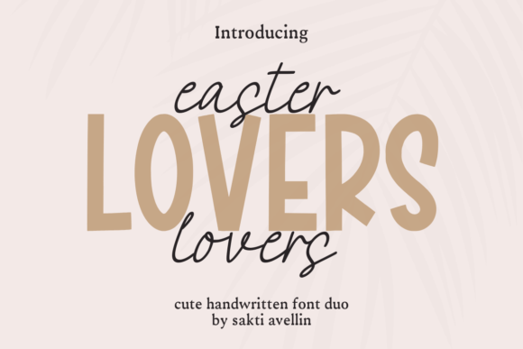 Easter Lovers Duo Font - Featured Image