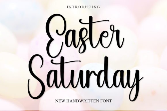 Easter Saturday Font - Featured Image