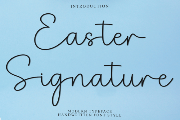 Easter Signature Font - Featured Image