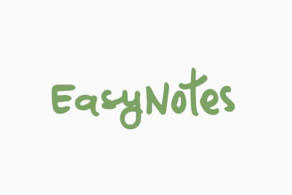 EasyNotes Font - Featured Image