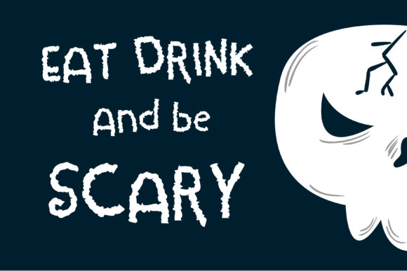 Eat Drink and Be Scary Font - Featured Image