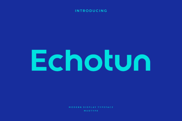 Echotun Font - Featured Image